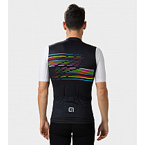 Веломайка мужская ALE MAGLIA MC / SS JERSEY LOGO PR-S NERO/BLACK